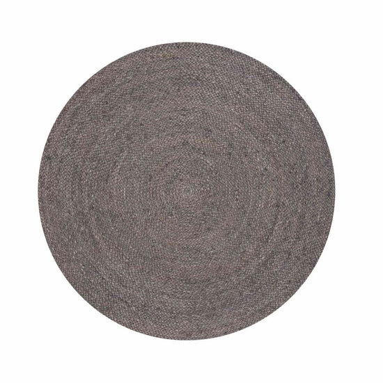 Alfombra redonda Yute Gobi 160 cm Gris Form Design