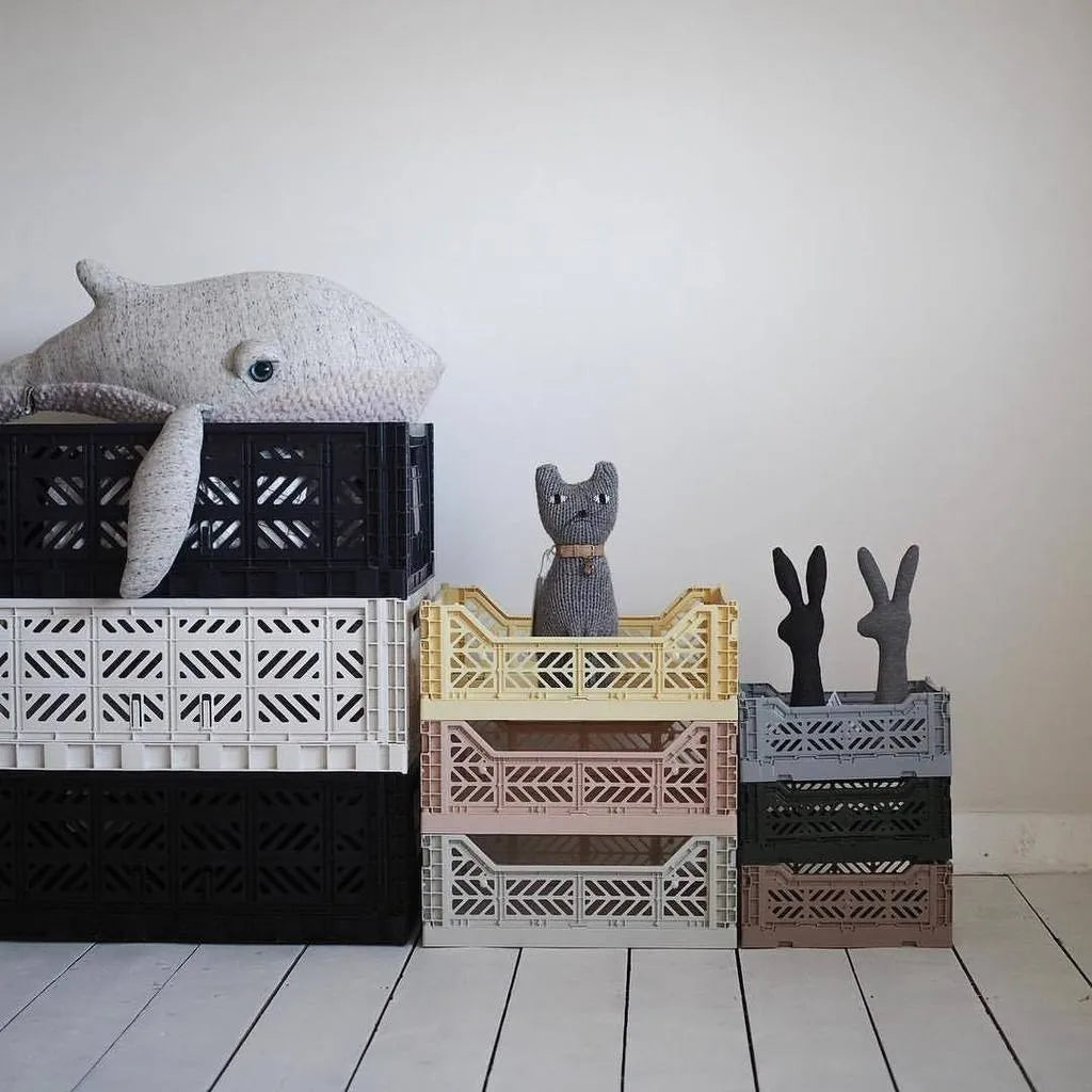 Caja Organizadora Plegable Midi Black Ay Kasa