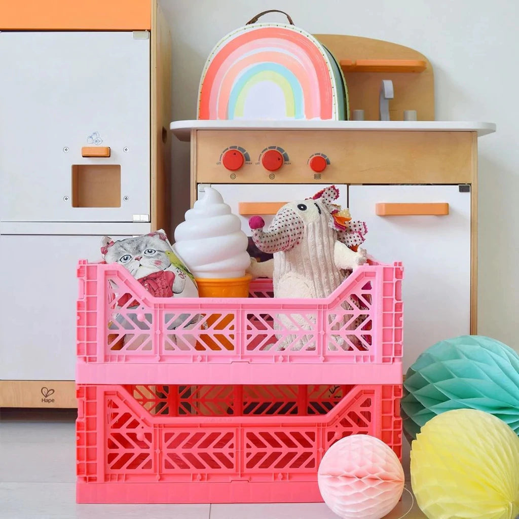 Caja Organizadora Plegable Mini Dark Pink Tea Ay Kasa