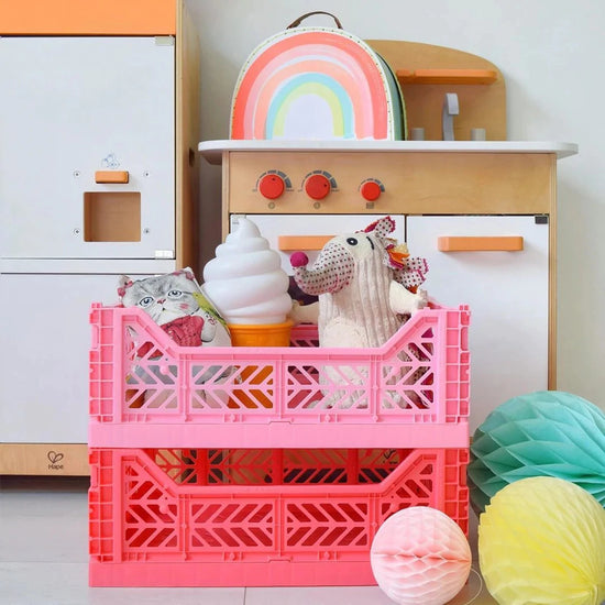 Caja Organizadora Plegable Mini Dark Pink Tea Ay Kasa
