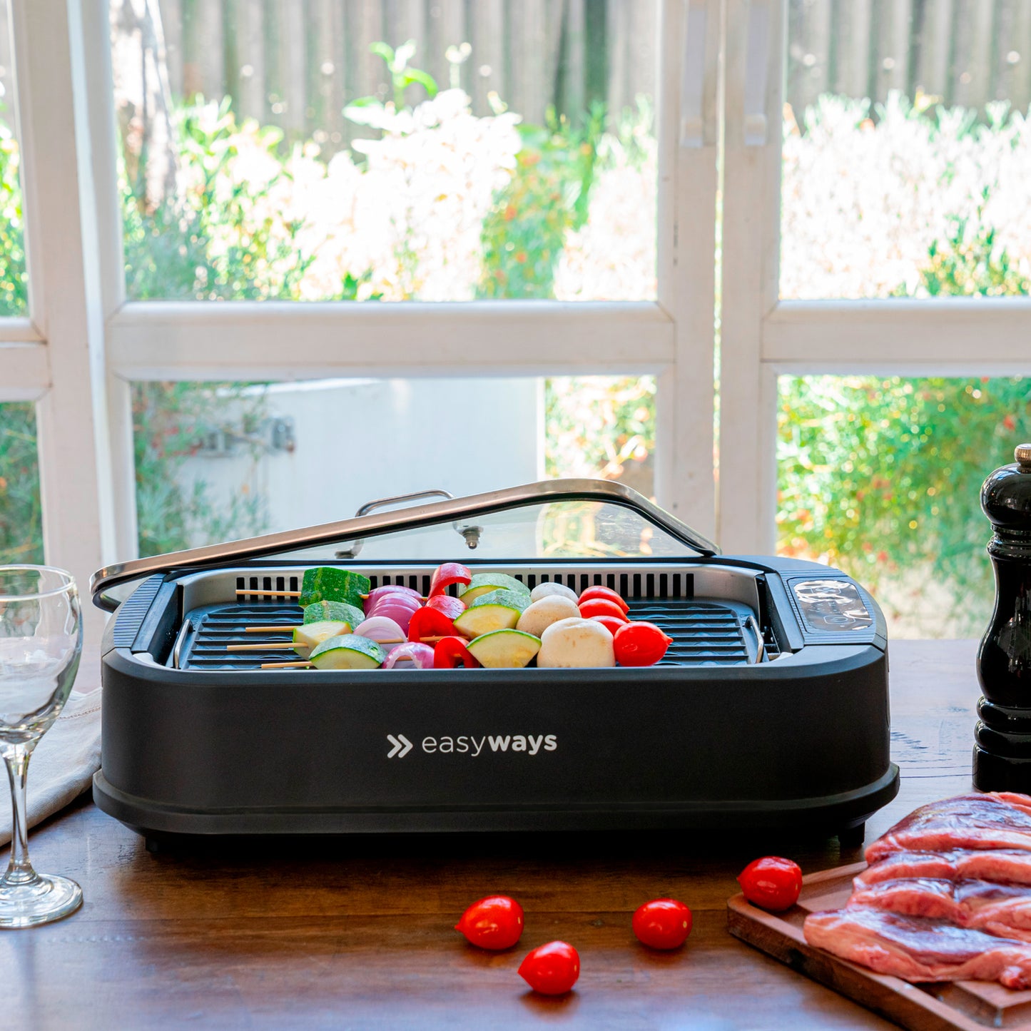 Parrilla Electrica Smokeless Grill Master EasyWays