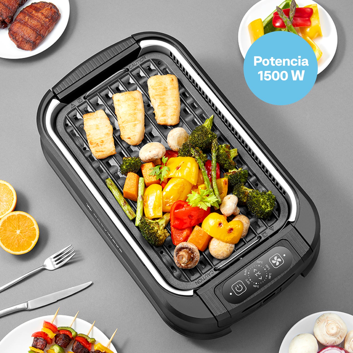 Parrilla Electrica Smokeless Grill Master EasyWays