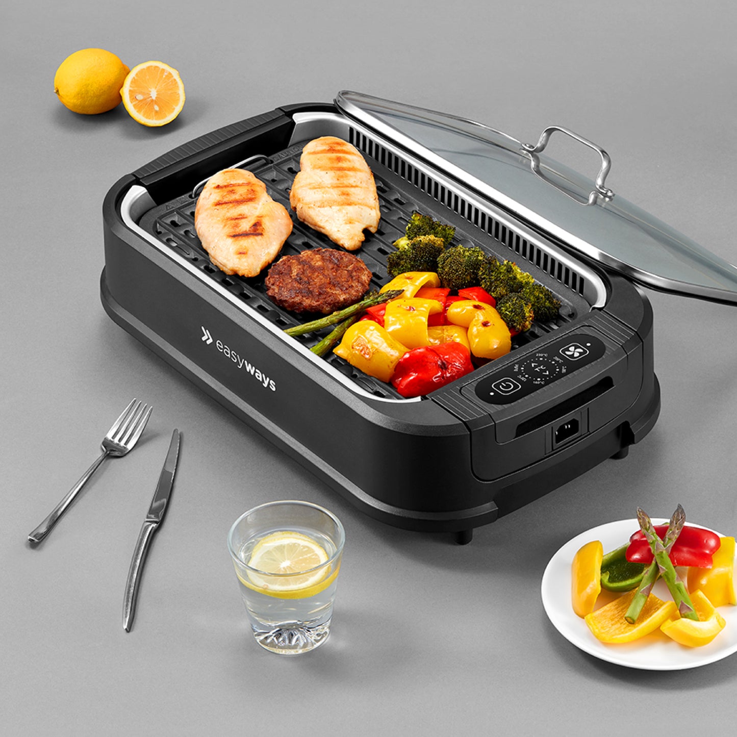 Parrilla Electrica Smokeless Grill Master EasyWays