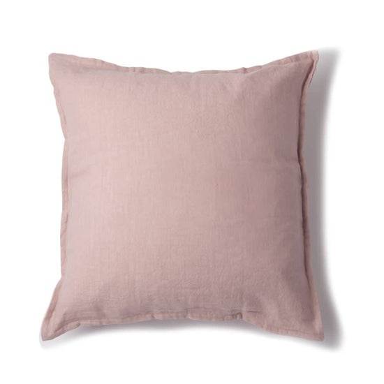 Funda Cojín Lino 50x50 Palo Rosa Estampa