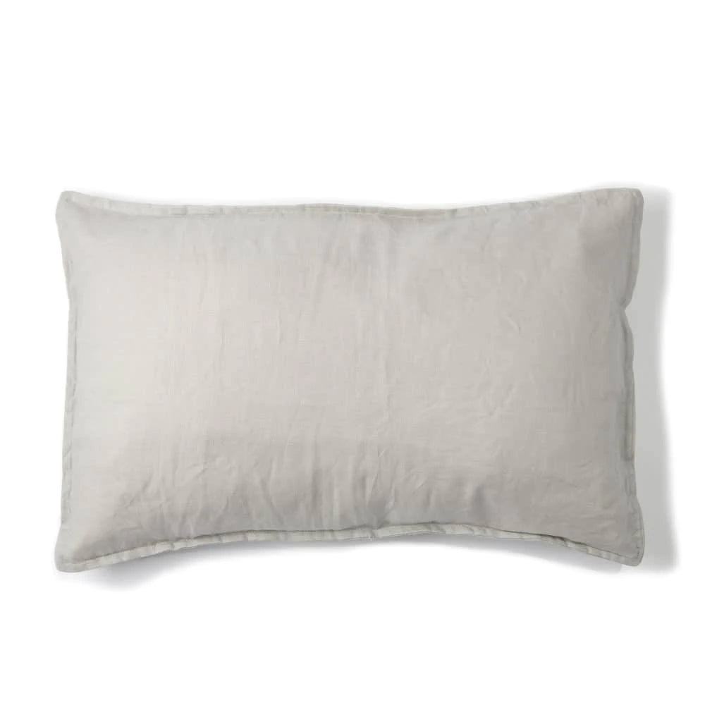 Funda Cojín Lino 60x40 Gris Estampa