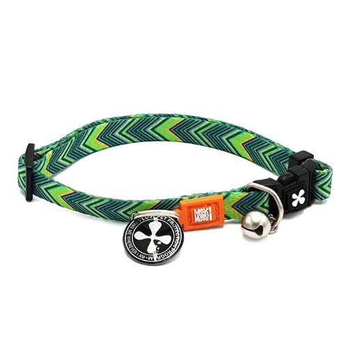 Collar con Smart ID para Gatos Vintage Verde