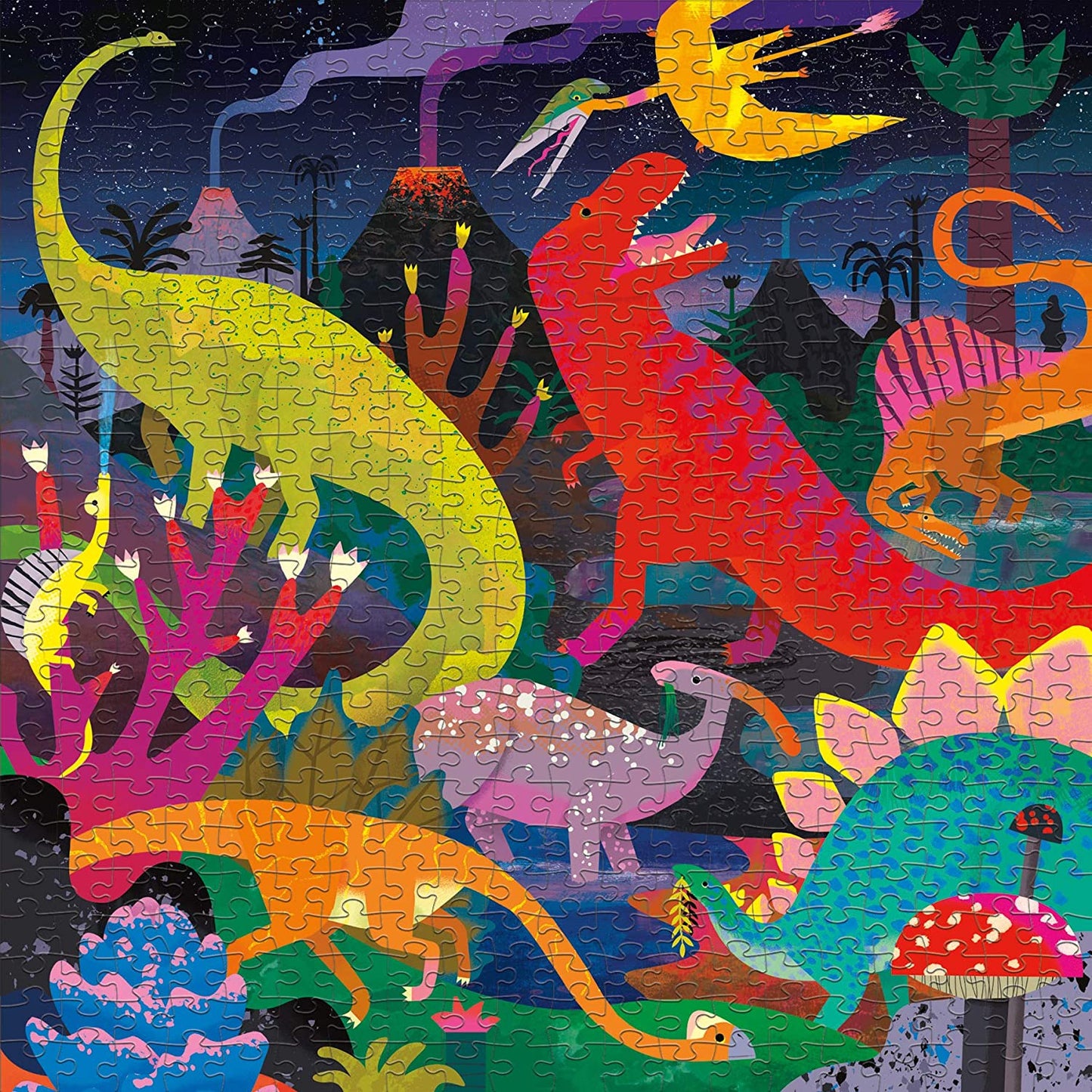 puzzle-500pcs-que-brilla-en-la-oscuridad-dinosaurios