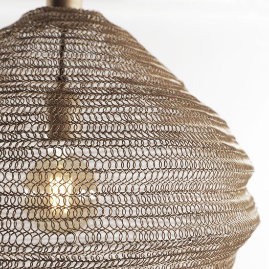 Cargar imagen en el visor de la galería, lampara-de-colgar-apis-bronce-form-design
