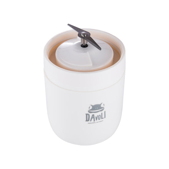 Licuadora Portátil USB de Vidrio 350ml Cup x Blanca Davoli