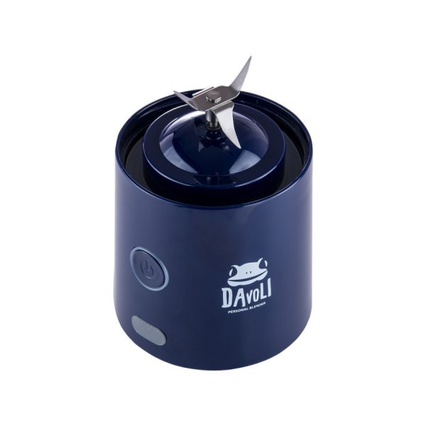 Licuadora Portátil USB 400ml Macaron Azul Davoli