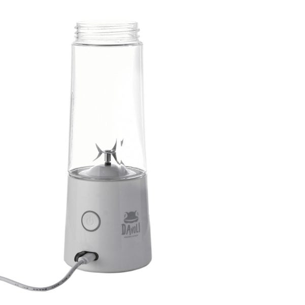 Licuadora Portátil USB 400ml Macaron Blanca Davoli