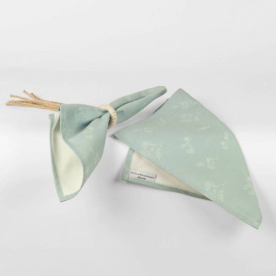 Set 4 Servilletas Colomba Verde Nicole Pauchard Diseños