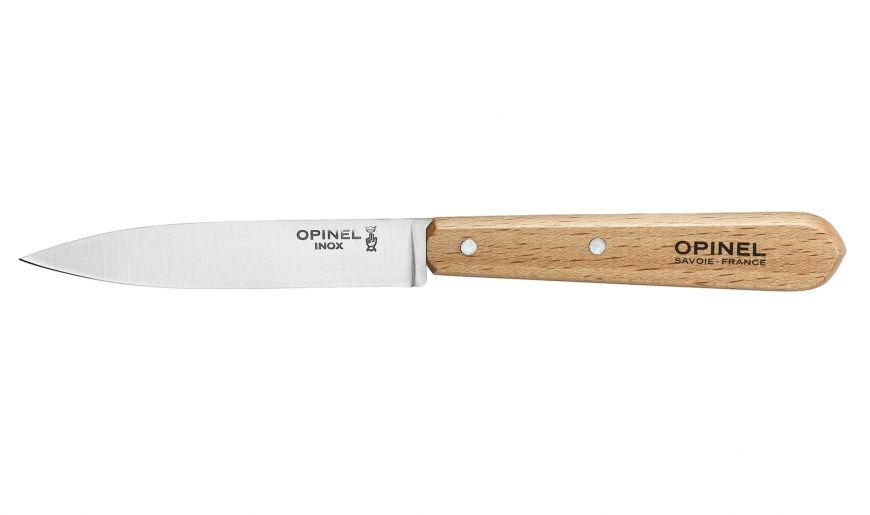 Box de 2 cuchillos de cocina N°112, barniz natural