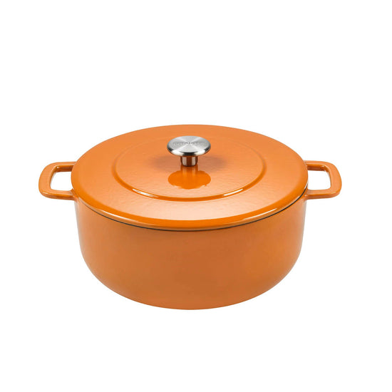 Olla de hierro fundido reciclado 24CM Orange Combekk