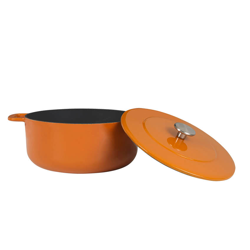 Olla de hierro fundido reciclado 24CM Orange Combekk