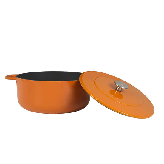 Olla de hierro fundido reciclado 24CM Orange Combekk