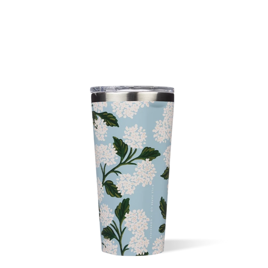 Vaso Térmico 475ml Designer Paper Gloss Blue Hydrangea Corkcicle