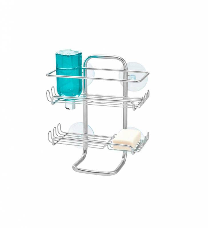 Organizador De Ducha Succión Clásico Caddy Interdesign