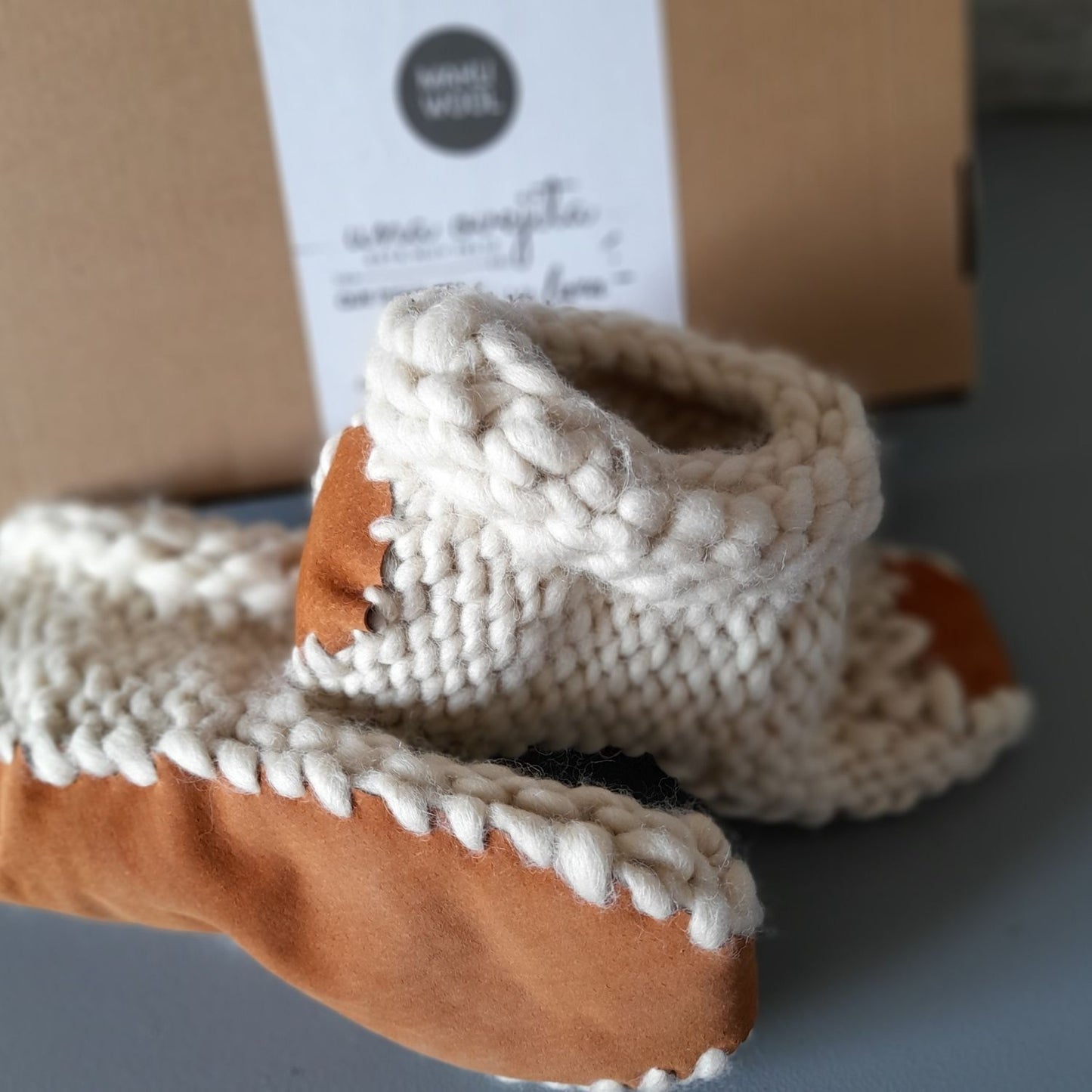 Pantuflas House Shoes Unisex Adulto Natural Maku Wool
