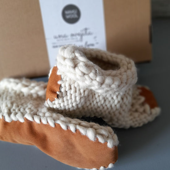 Pantuflas House Shoes Unisex Adulto Natural Maku Wool