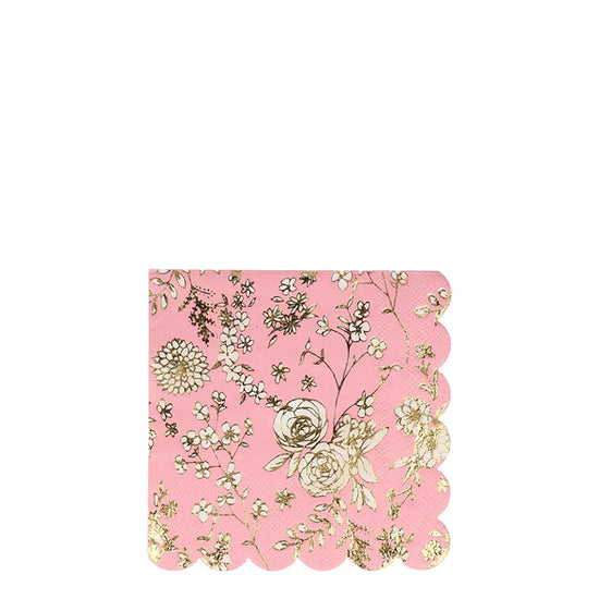 Servilletas broderie jardín inglés pequeñas Meri Meri