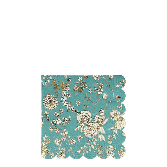 Servilletas broderie jardín inglés pequeñas Meri Meri