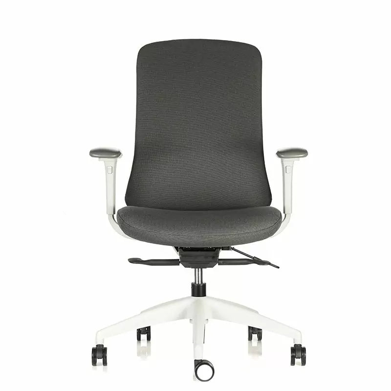 Silla Escritorio Allegra Tapizada Gris Contatto