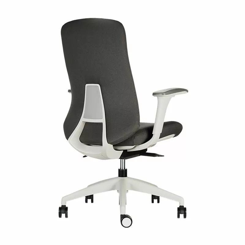 Silla Escritorio Allegra Tapizada Gris Contatto