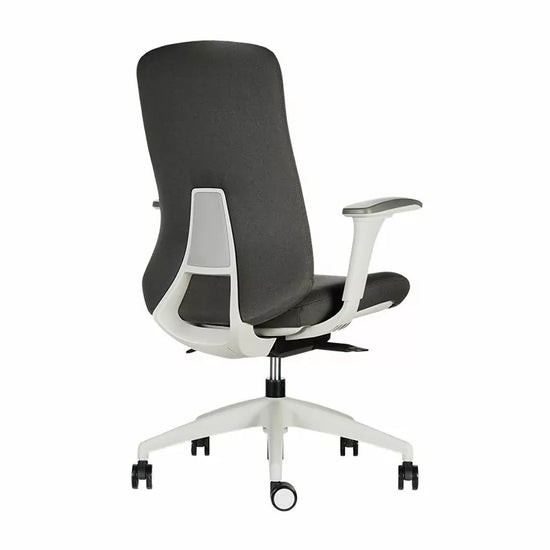 Silla Escritorio Allegra Tapizada Gris Contatto