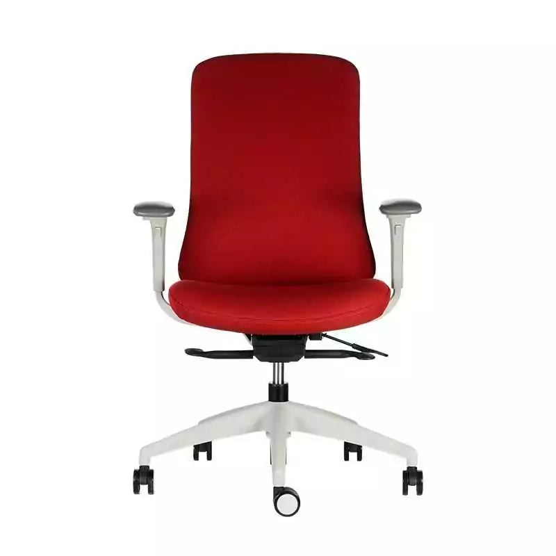 Silla Escritorio Allegra Tapizada Rojo Contatto