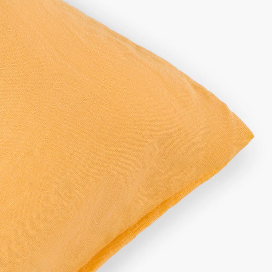 Funda de Cojin Lino 60x60 Amarillo Calma House