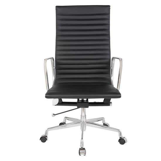 Silla oficina Ejecutiva Aluminium Alta Negro Form Design