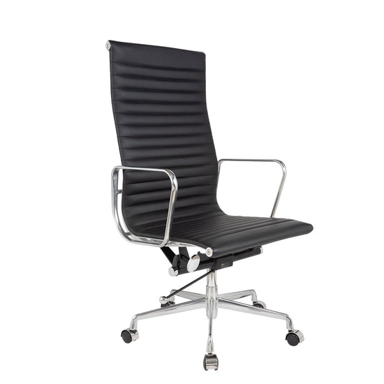 Silla oficina Ejecutiva Aluminium Alta Negro Form Design