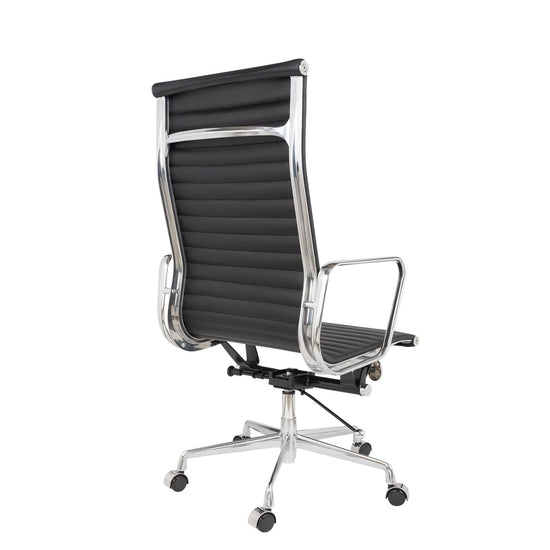 Silla oficina Ejecutiva Aluminium Alta Negro Form Design
