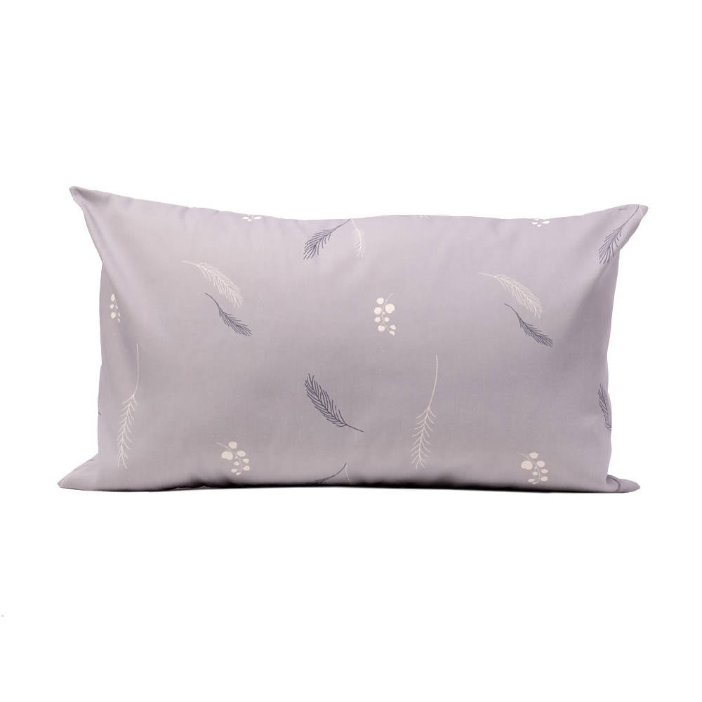 Cojín rectangular Fiorenza gris Nicole Pauchard Diseños