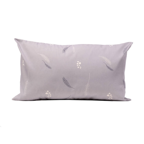 Cojín rectangular Fiorenza gris Nicole Pauchard Diseños